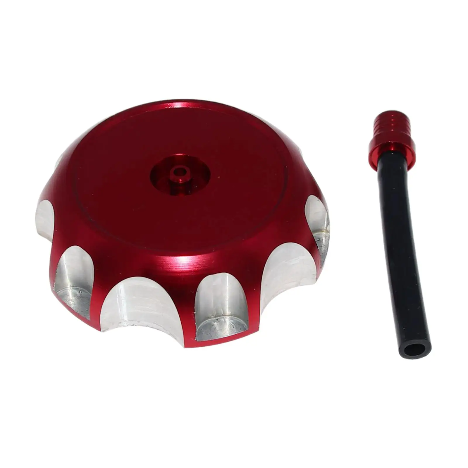 

Gas Fuel Tank Cap Cover Sturdy Aluminum Alloy Motorcycle Accessory Red for