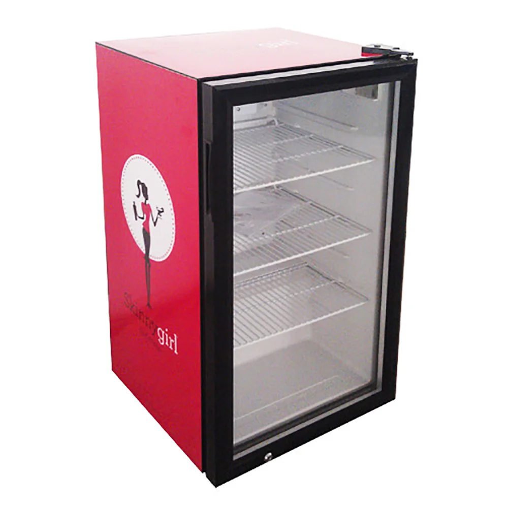 30L/ 40L/ 60L Bar Fridge Glass Door Hotel Frigo Minibar Fridge Small Compact Refrigerators Mini Nevera