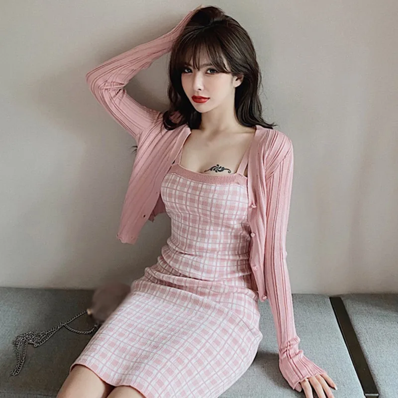Knitted Cardigan Women Summer Thin Sunscreen Knitwear Tops Female Korean Style Long Sleeve Short Coat 3