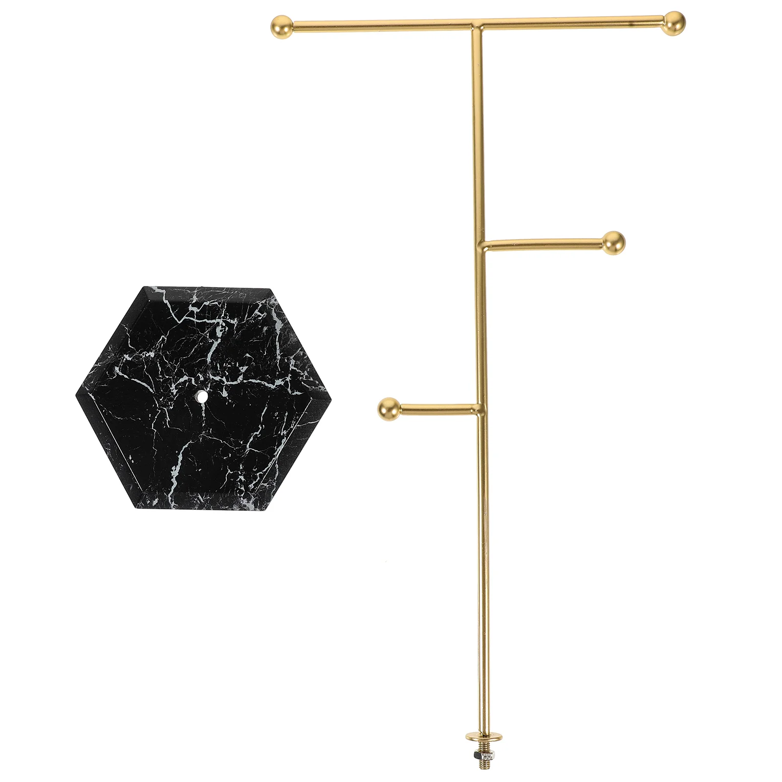 

Jewelry Holder Rack Stand Display Earring Stands Necklace Storage Keychain Wrought Iron for Selling Bracelet