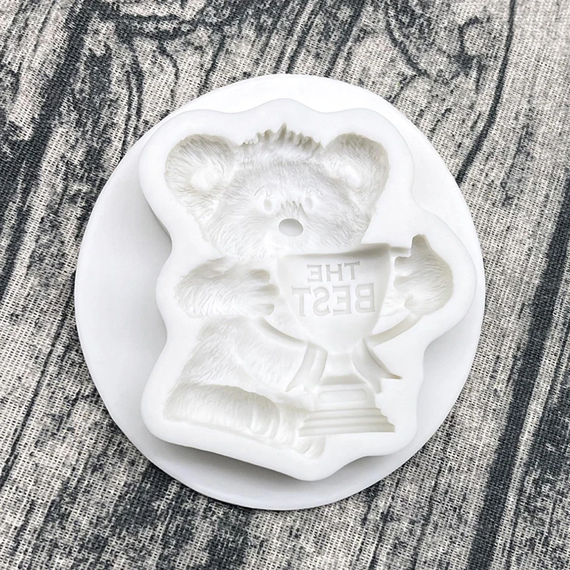 Beste Bär Silikon Sugar craft Cupcake Backform Keks Schokolade Cupcake Fondant Kuchen Dekorations werkzeuge – Detail 5