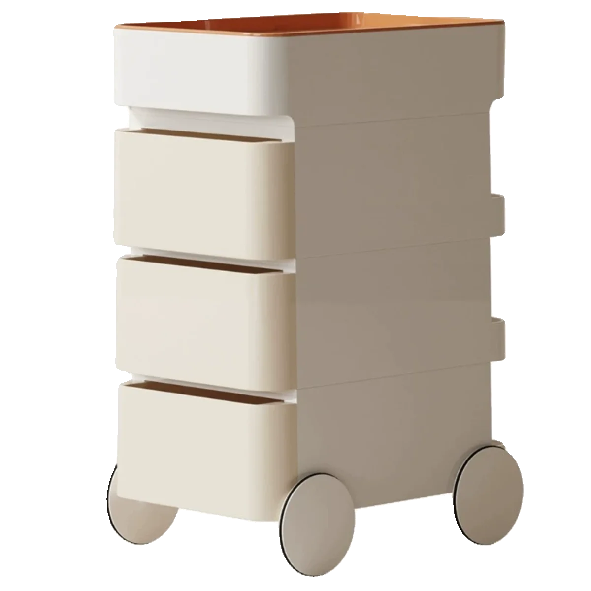 

Creative Bedside Table Living Room Home Bedside Cabinet Modern Simple Portable Trolley Storage Cabinet