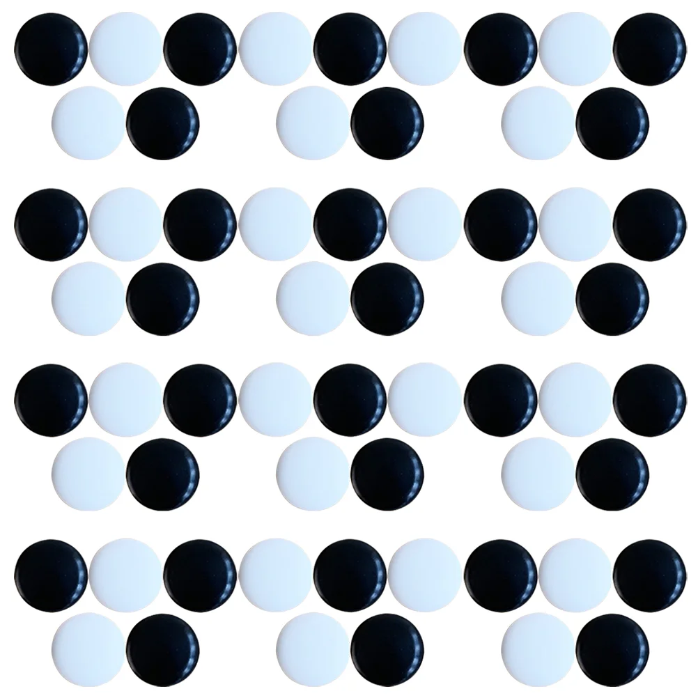 360Pcs Go Game Stones Set Double Convex Melamine Chess Pieces Black White Stones Go Chess Playing Pieces Chinese Strategy