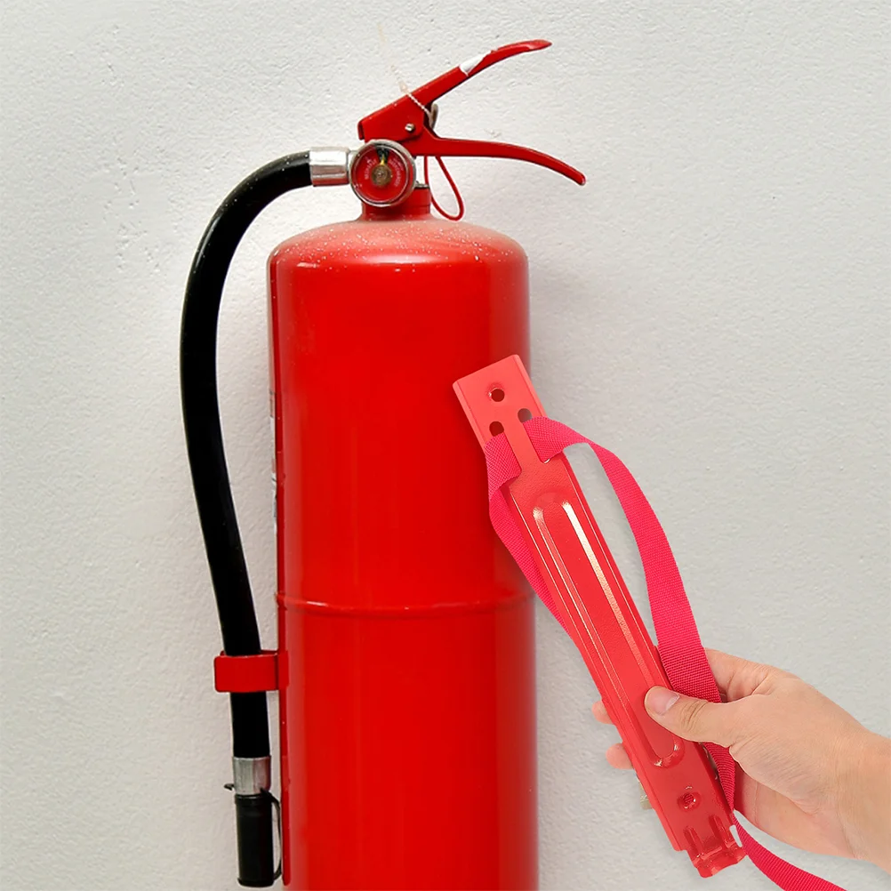 2 Pcs Fire Extinguisher Hook Lanyard Hanger Hooks Brackets Wall Mount Universal