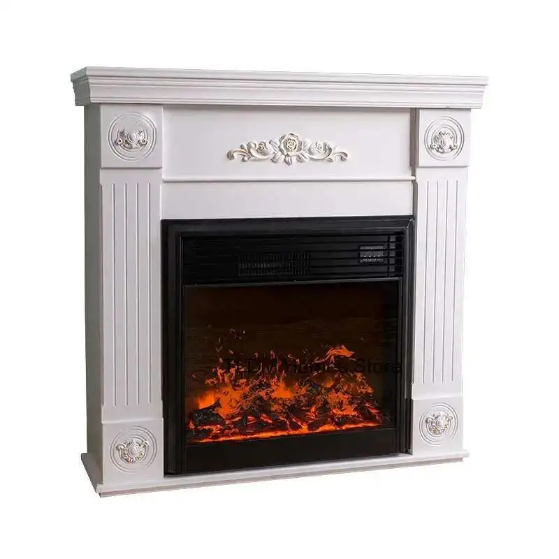 European Iron Carving Fireplace Homestay Hotel Bar Freestanding Fireplace Living Room Restaurant Villa Decorative