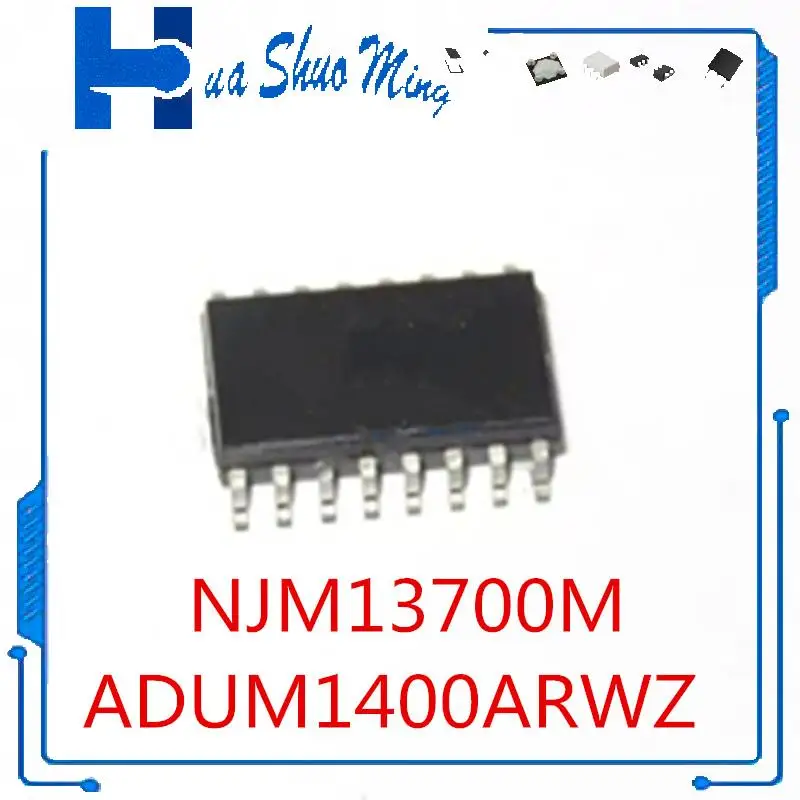 

10 шт./лот, ADUM1400ARWZ ADUM1400ARW NJM13700M(TE1 SOP-16