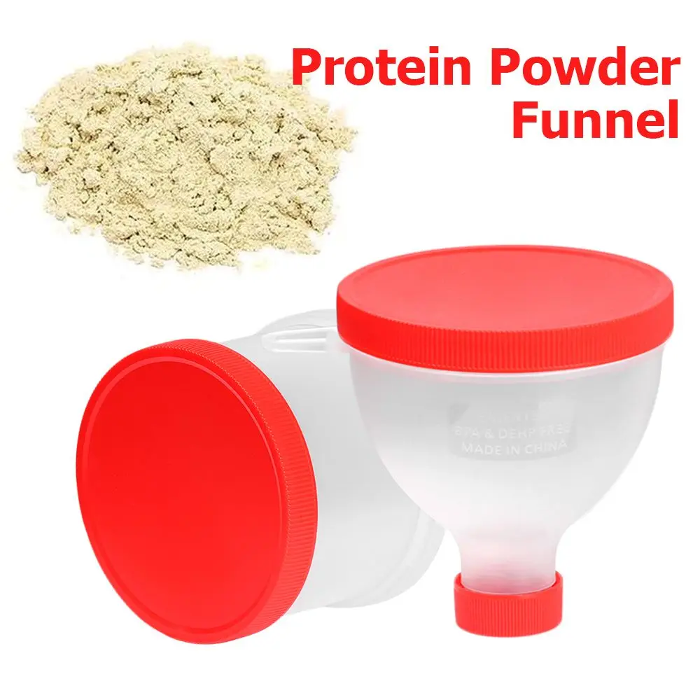 Protein Powder Container Bottle Portable Supplement Pillbox Protein Storage  Pre-Workout Fitness Container (500ml) 