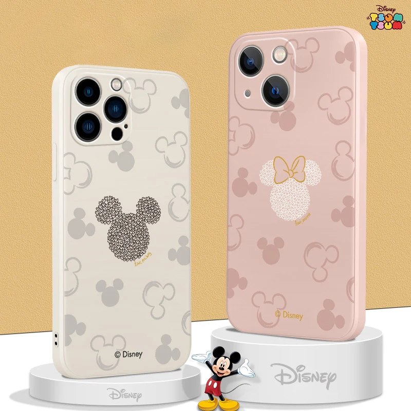 Phone Case For iPhone 11 12 13 Pro MAX Mini 6 6S 7 8 Plus X XR XS MAX SE 2020 5 Soft Silicone TPU Mickey Anime Funda Back Cover iphone 13 pro max case