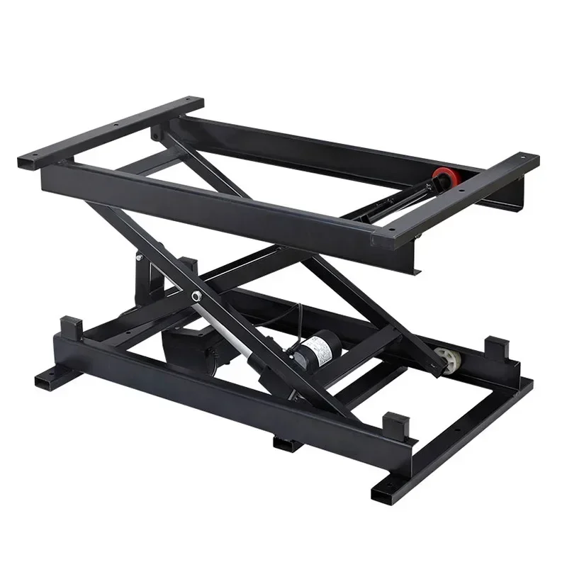 Table Lifting 80kg Electric Wired Remote Control Coffee Table Dining 24V Lifting Hardware Folding Iron Frame
