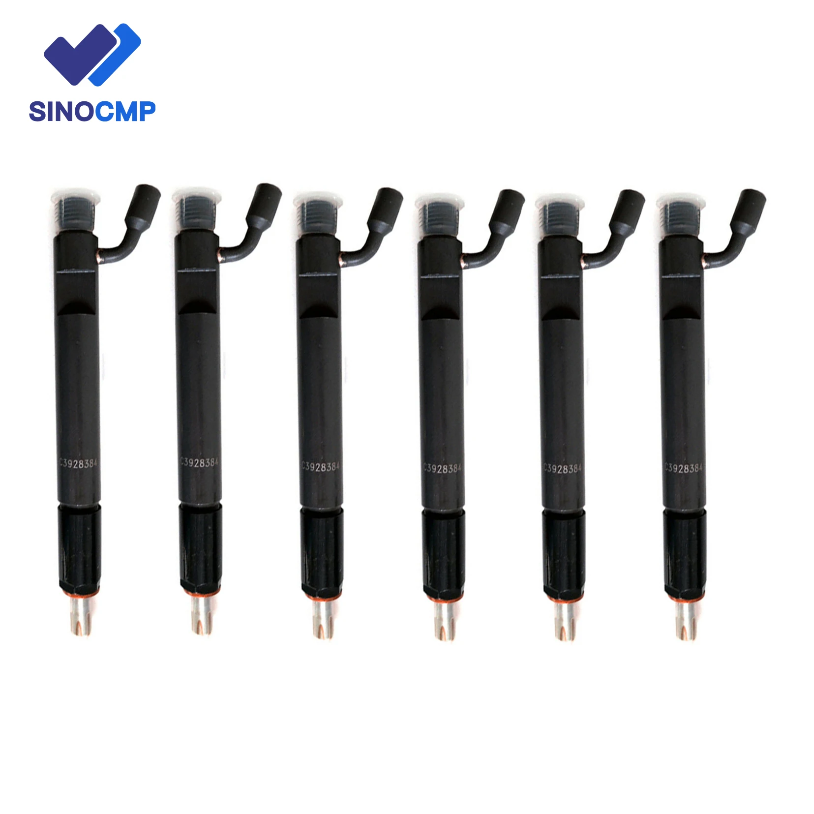 6pcs Fuel Injector 3928384 0432191629 for Cummins C8.3L 6CT 6CTA Engine ...