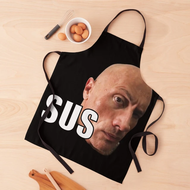 The Rock Meme Apron Home Cleaning Kitchen Apron For Man Kitchen Things And  For Home - AliExpress