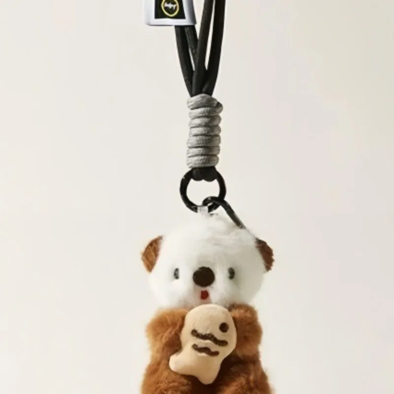 Creative Cute Sea Otter Pendant Plush Toy Fish Cat Doll Packaging Decoration Keychain  Bag  Backpack  Handsome  Pendant