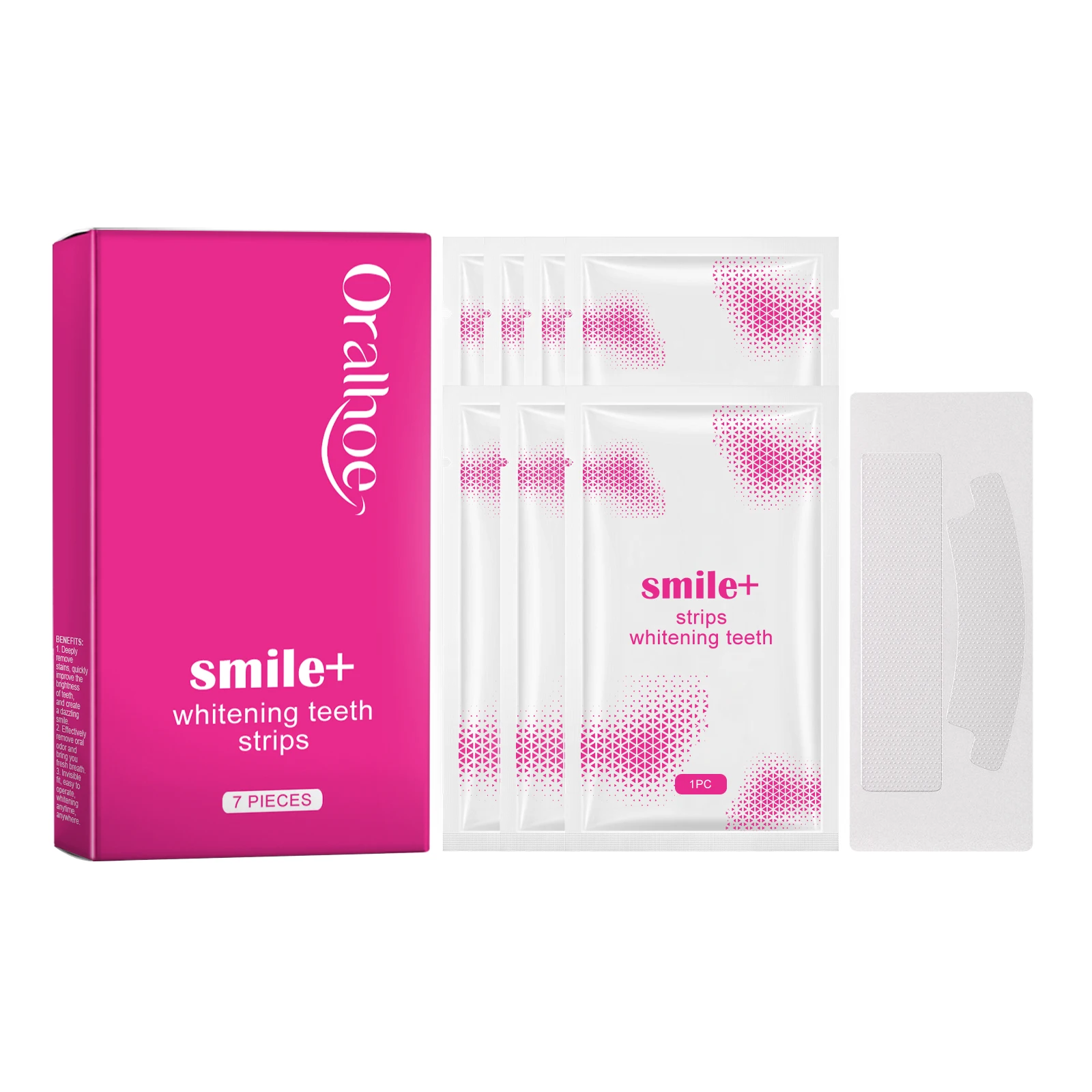 Teeth Whitening Strips: Clean Oral Stains, Tartar and Yellow Teeth, Brighten Teeth, Portable Whitening Strips