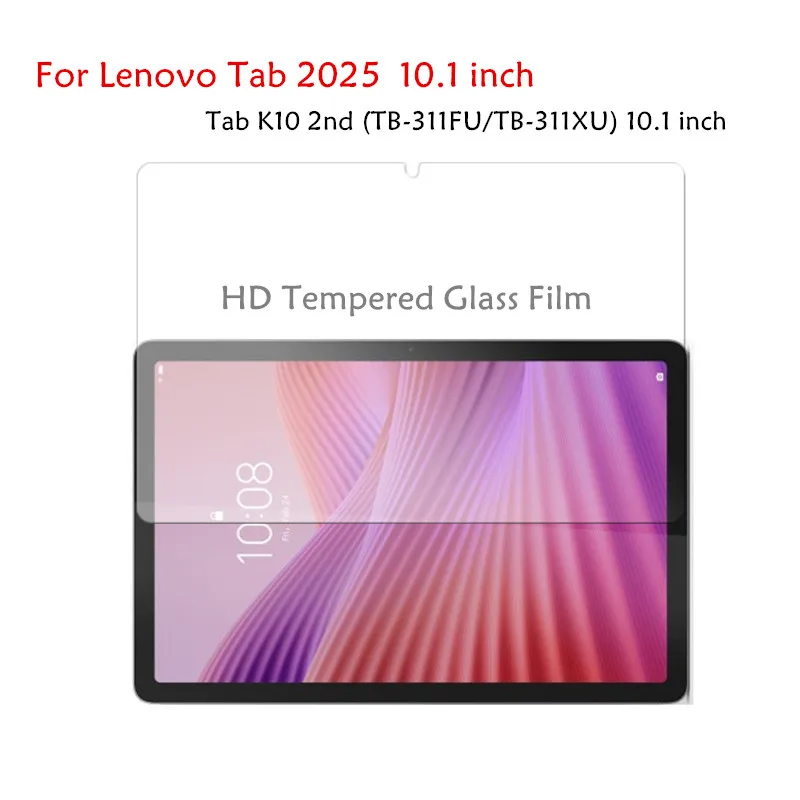 Premium HD Tempered Glass Screen Protector for 10.1-inch Tablets (2-Pack) – 9H Scratch Resistance