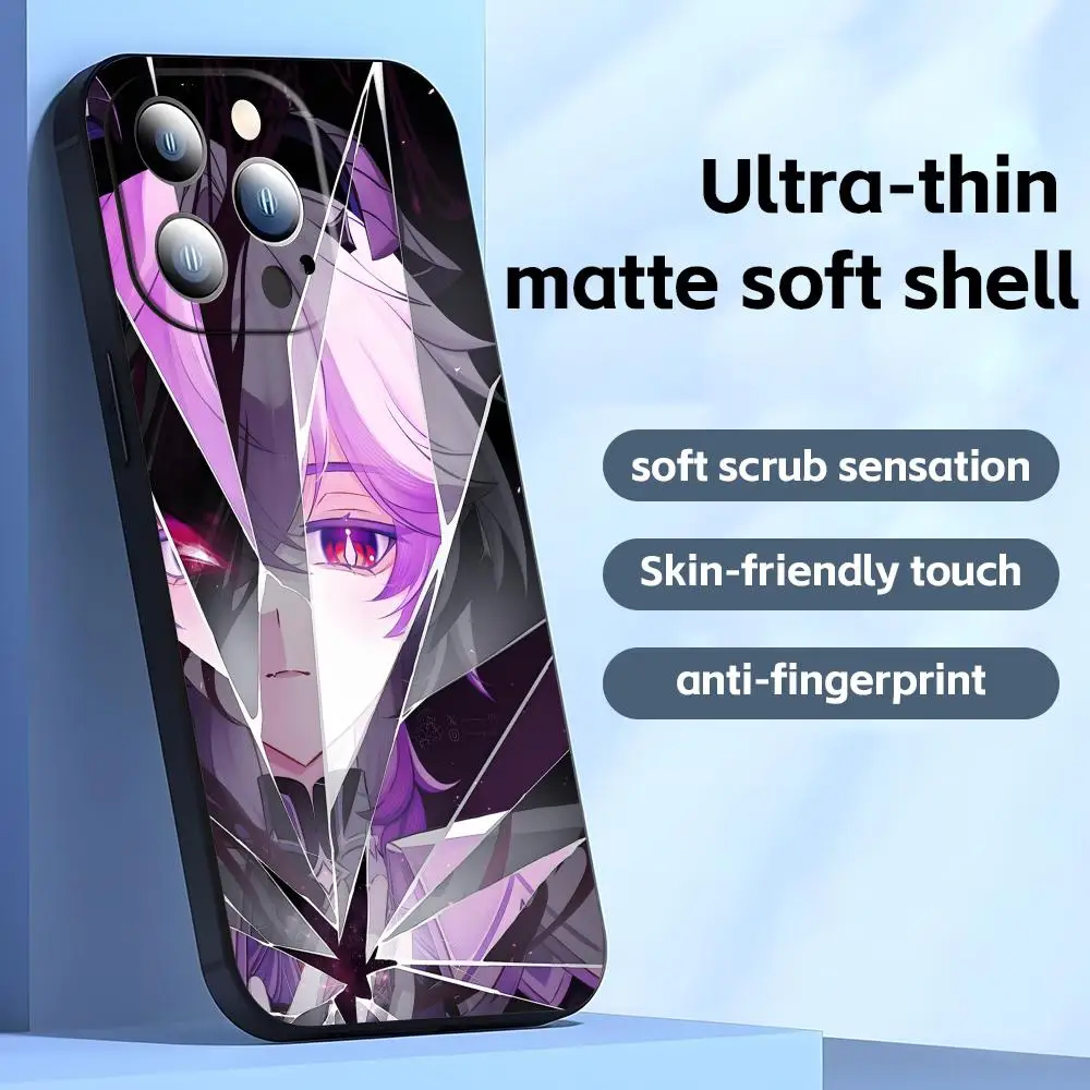 Genshin Impact Durin Shockproof Soft Black Phone Case