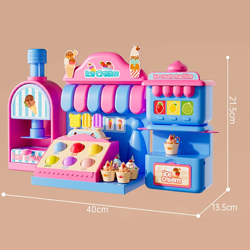 Kids Plasticine Food Make Machine Creative Toy DIY Slime Making Kit Simulation Hamburg Ice Cream Mold Kitchen Toy for Girls Gift 6