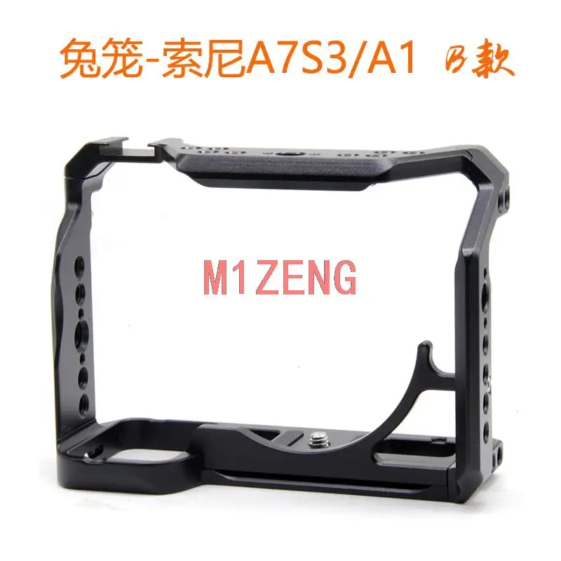 

Alloy Rabbit cage Rig Handle Film Arm support bracket Stabilizer for Sony A7S3 A7SIII A1 camera video led microphone tripod