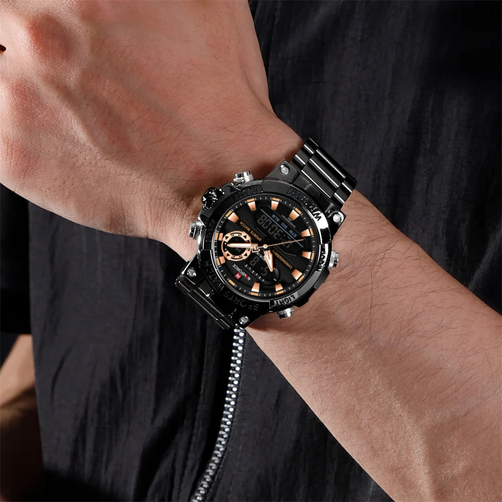Naviforce 9237 Luxury Stainless Steel Men Watch description image 16