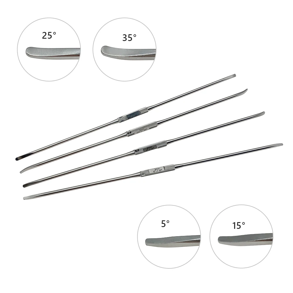 

Orthopedic Instrument Spinal Periosteal Stripper UBE Double Ended Stripper Nerve Hook Autoclavable