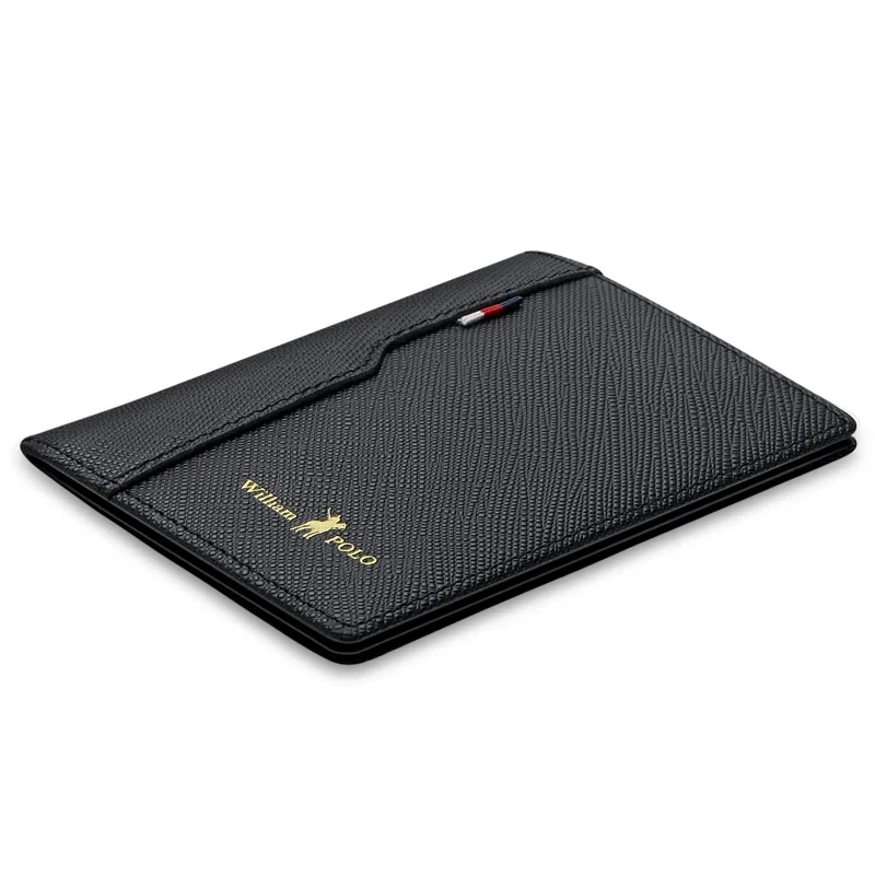 Men's Leather Wallet Case Small Card Mini Short Vertical Cowhide Wallet Portable With Gift Box wallet card holder,leather wallet,credit card wallet,card wallet,document card wallet,wallet card bag
