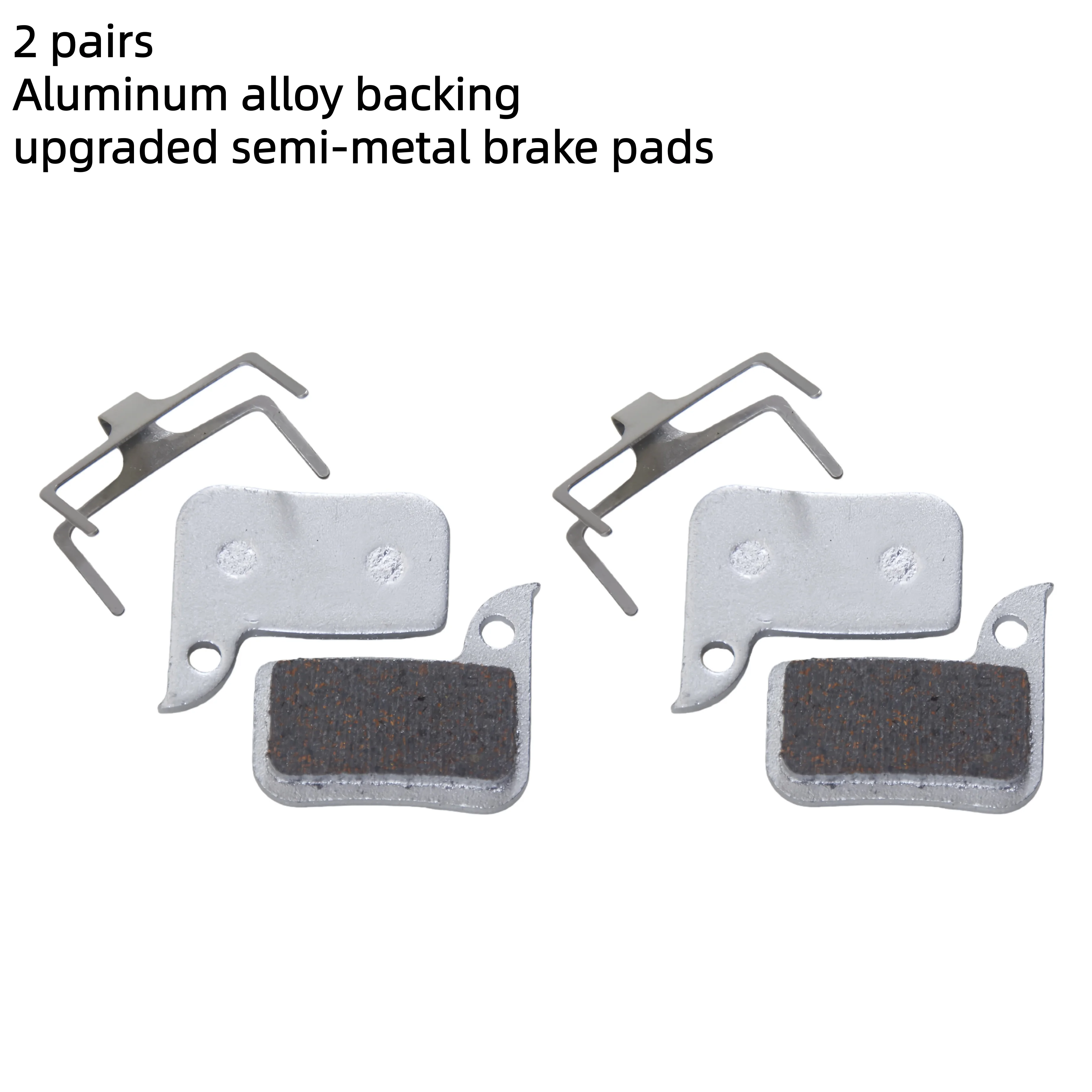 OTOTEC Bremsbeläge Für SRAM – 2 Paar Halbmetallische Beläge Mit Federn & Clips (Kompatibel Mit Red 22, Force 22, CX1)