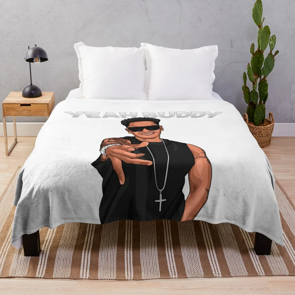 

Yeah Buddy DJ Pauly D Jersey Shore Throw Blanket christmas decoration Tourist warm for winter Shaggy Blankets