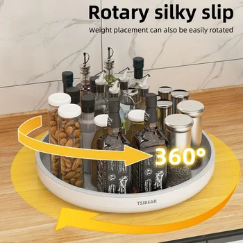 360° Rotating Kitchen Storage Tray 1