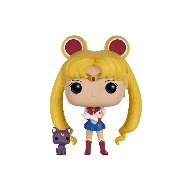 thumbnail image 4 of FUNKO POP Sailor Moon Series Luna 89 Chibi 295 Plutón 296 Urano 297 Neptuno 298 Saturno 299 Figura Modelo Colección Modelo Juguetes, 4 of 5