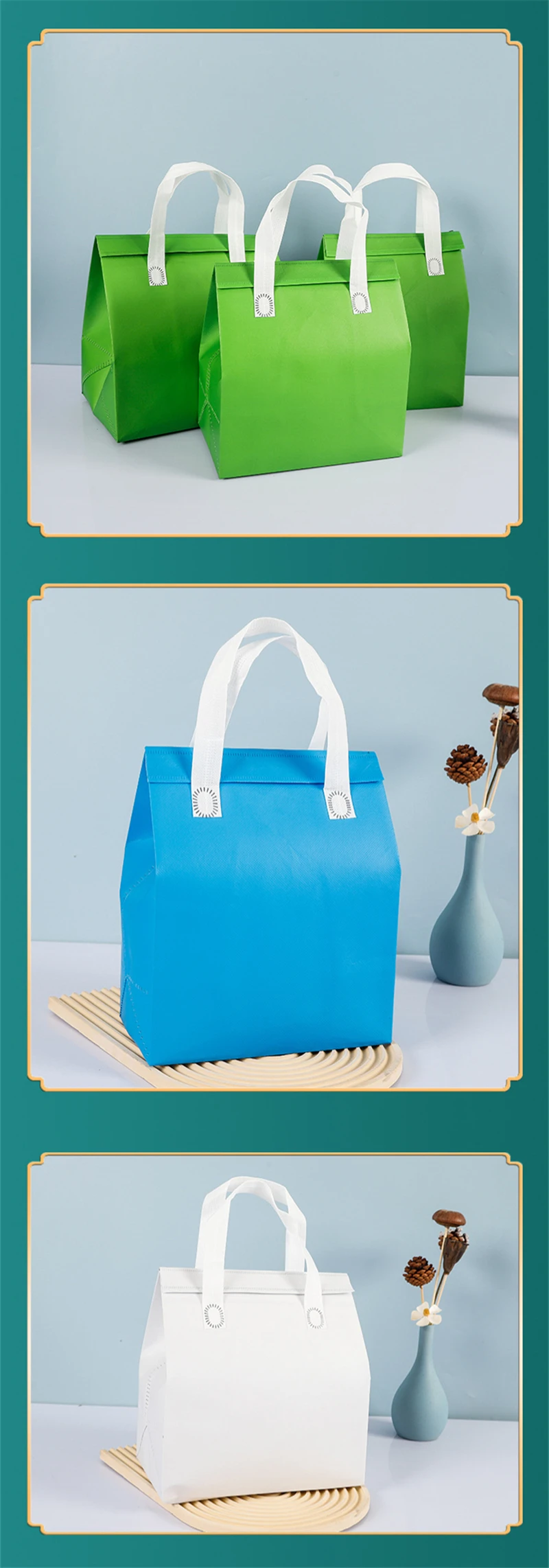 Waterproof Takeaway Thermal Insulated Bag – Reusable Cooler Tote for Food and Beverage ... - SKU WTIB1605 - UGI Packaging