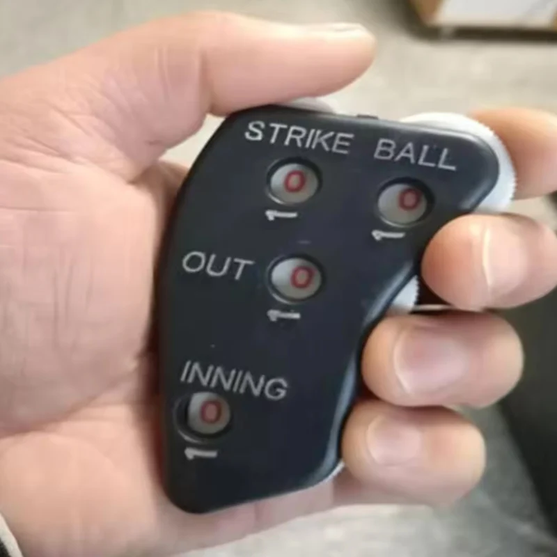 Baseball Counter Clicker Scorer Clicker For Baseball Game Non-Slip Gear Design Outdoor Sports Accessory game Whistle