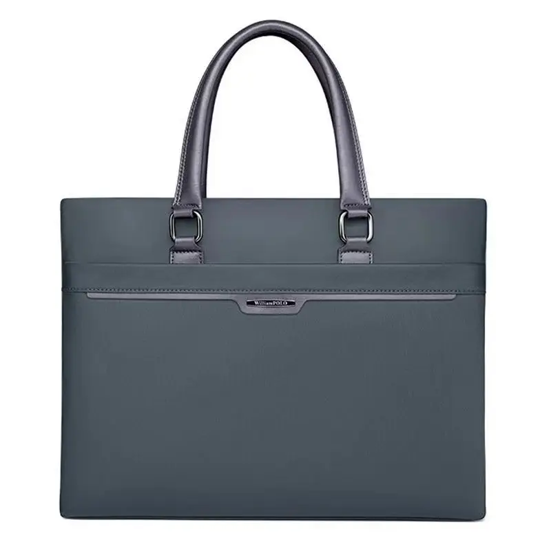 

Мужской портфель, Вместительная деловая кожаная сумка, Повседневная Простая Сумка-клатч из воловьей кожи