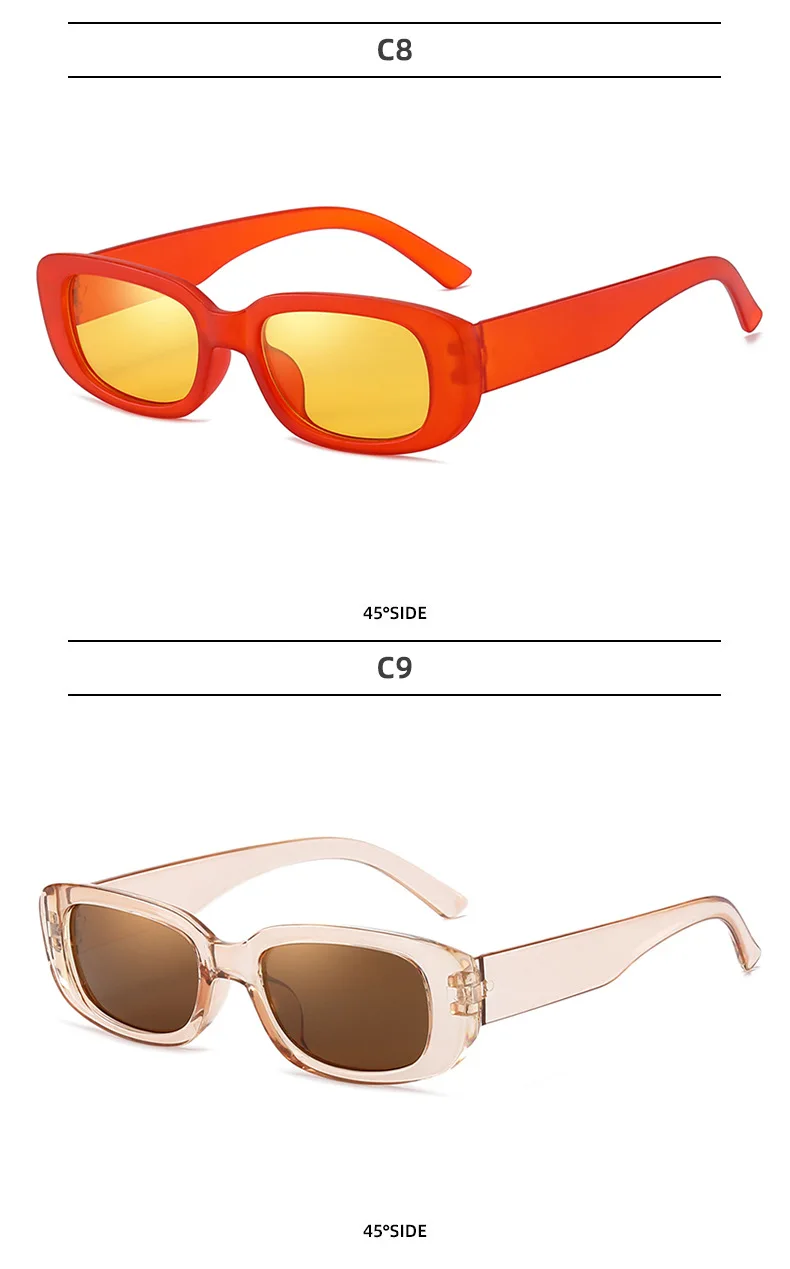 Steampunk Rectangle Sunglasses For Men And Women Uv400 Protection_voghion.com
