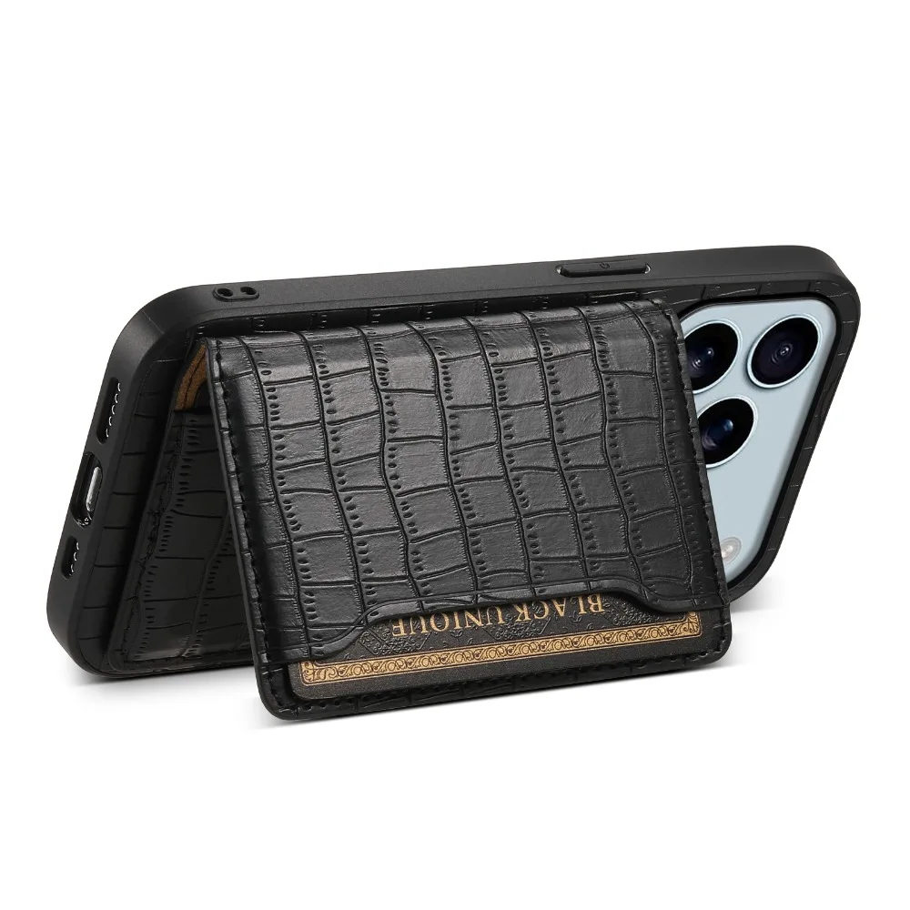 Versatile Leather Case: Wallet, Stand & Protector