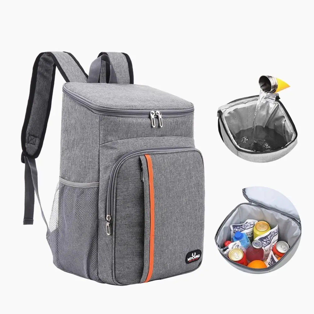 Large Capacity Insulated Thickened Ice Picnic Bag Keep Warm Thermal Backpack Cooler Bag Thermal Insulated Cooler Box Lunch Bags