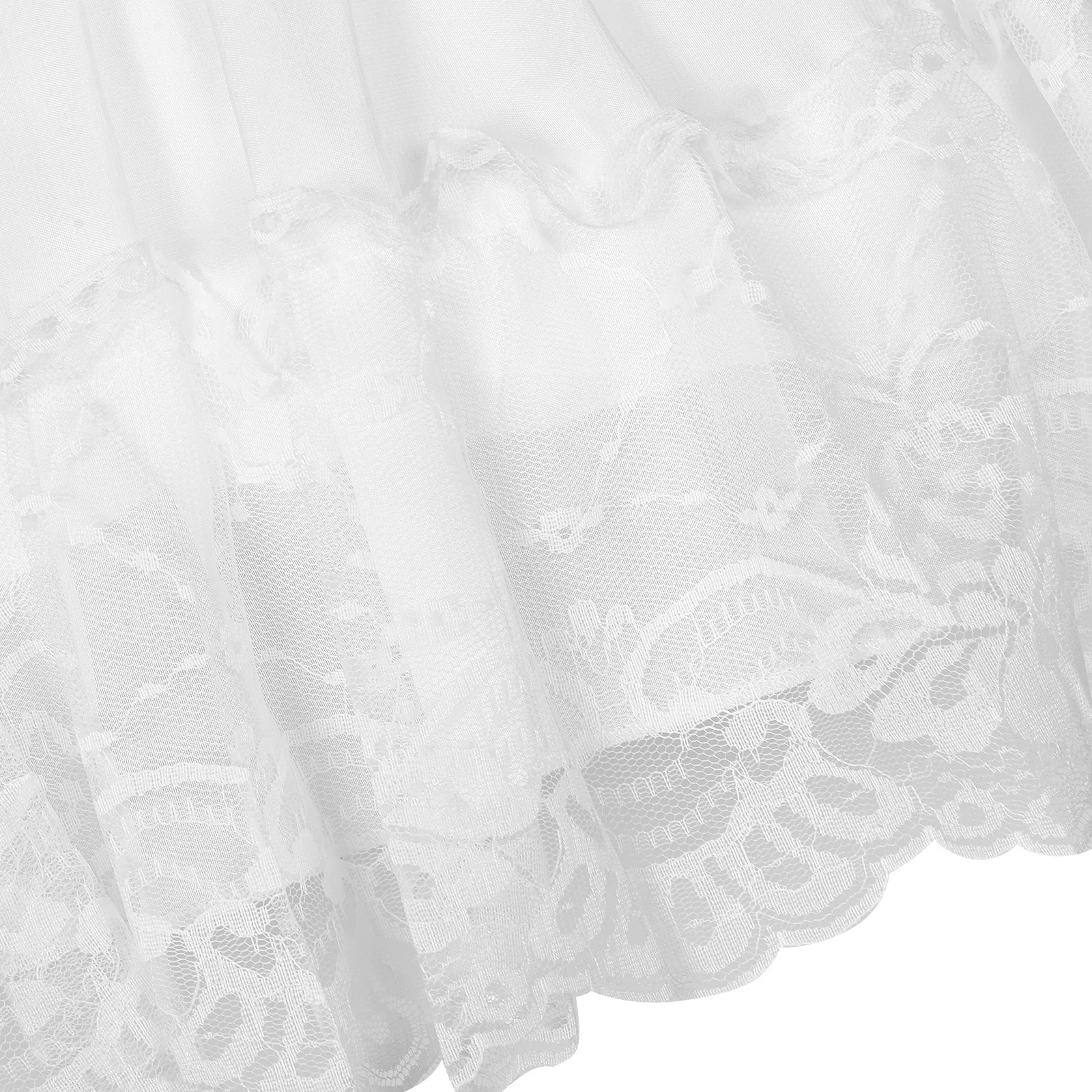 Skirt Herringbone Wedding Petticoat White Dress 2800X2200X150CM Tulle Skirts for Women Ruffled Bloomers Crinolines Peticoat