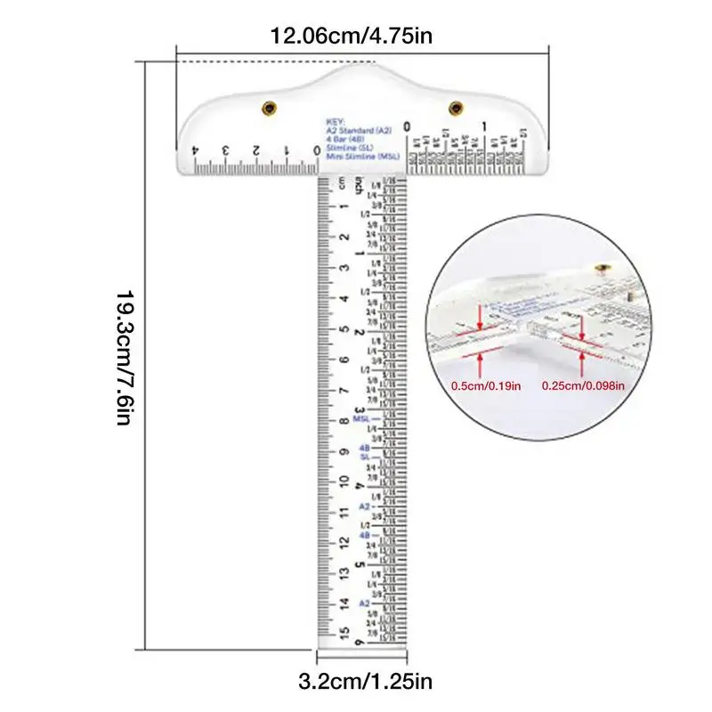 Pro Art T Square Calibrated 12 inch/30cm