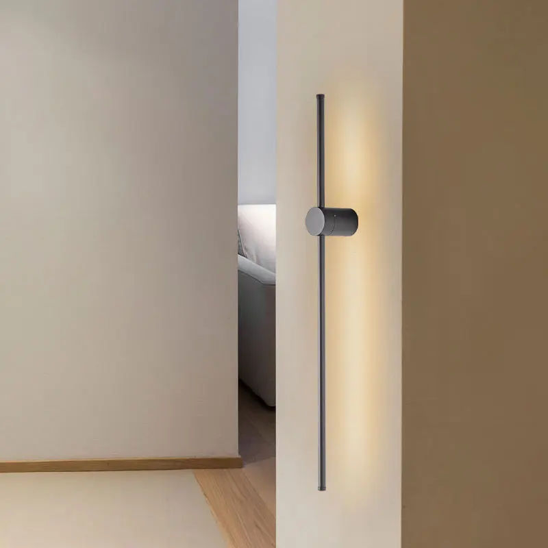 Nordic Schalter LED Wand Lichter AC85-265V für Sofa Hintergrund Schwarz Gold Weiß Indoor LED Wand Lampen Nacht Schlafzimmer Wand Leuchte – Detail 8