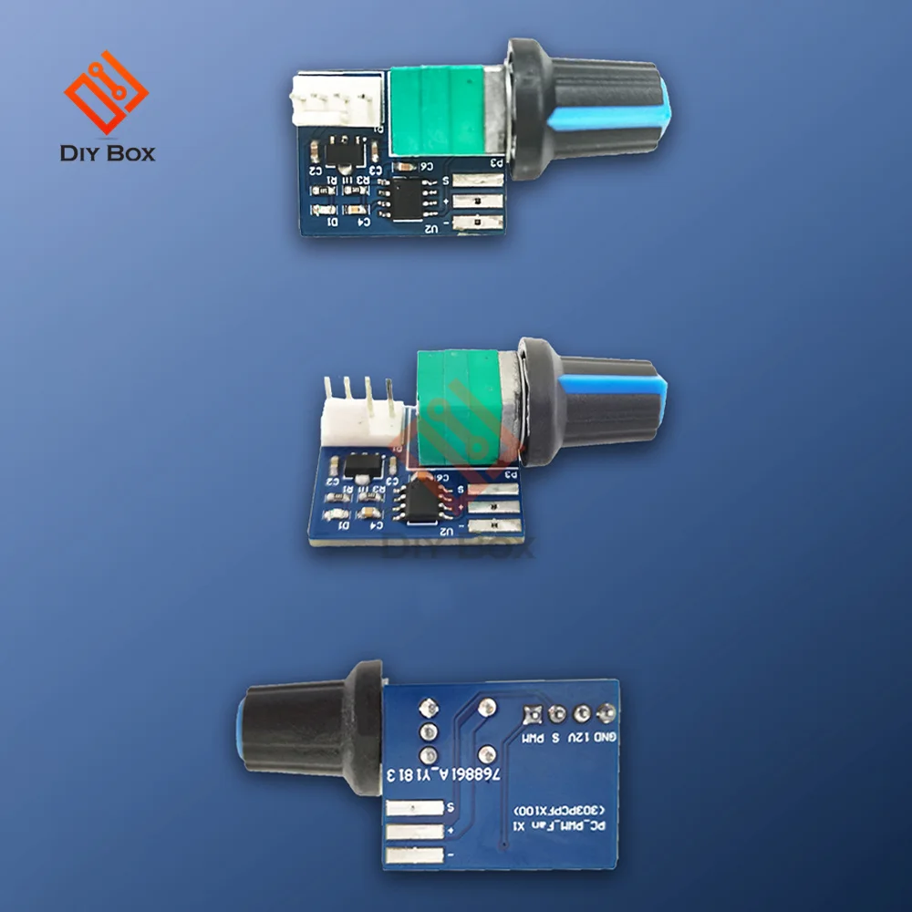 12V PWM Motor Speed Controller Module Single-channel Fan Adjustable Speed Regulator Control Governor Switch with motor speed controller