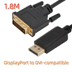 1.8 - Meter DisplayPort to DVI Cable - High - Performance Video Adapter - 1.8m (DP to DVI - compatible)