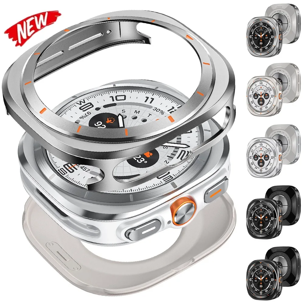 Aluminium Alloy Protective Rugged Watch Case - Enhanced Durable Cover