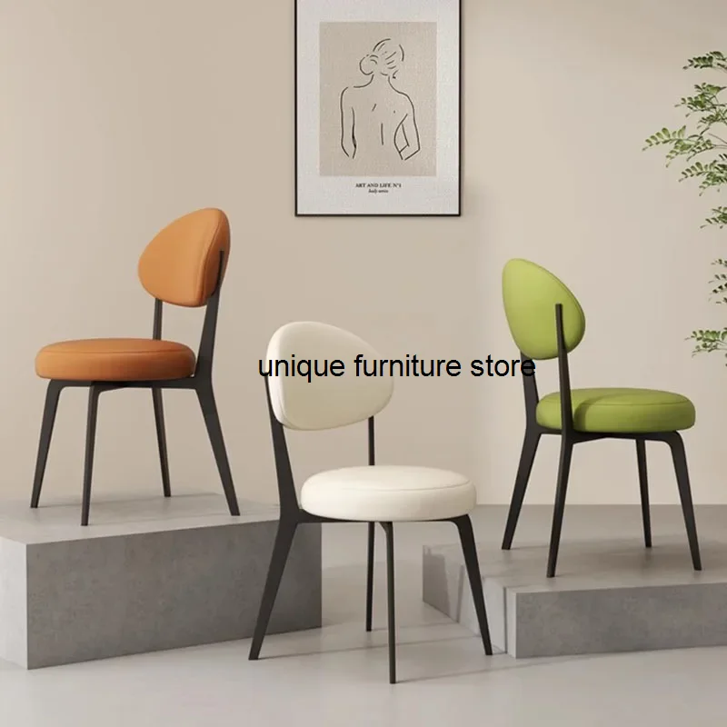 

Beautiful Luxury Dining Chair Decoration European Modern Nordic Dining Chair Trends Retro Silla Comedor Home Furniture