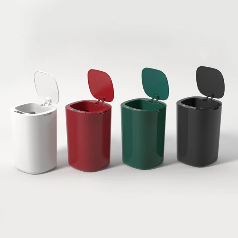 

Индукционная батарея с дистанционным управлением, бесконтактная мусорная корзина л, автоматическая мусорная корзина, умная мусорная корзина с пластиковым датчиком, мусорная корзина с пакетиком