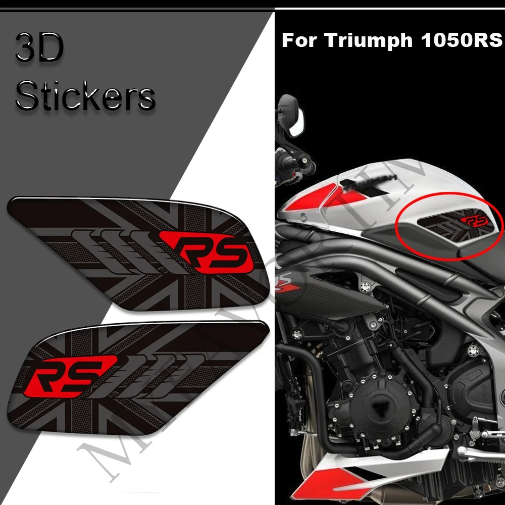 For Triumph Speed Triple 1050RS 1050 RS Motorcycle Stickers    Decals Gas Fuel Oil Kit Knee Tank Protector Pad Grips 2016 - 2020