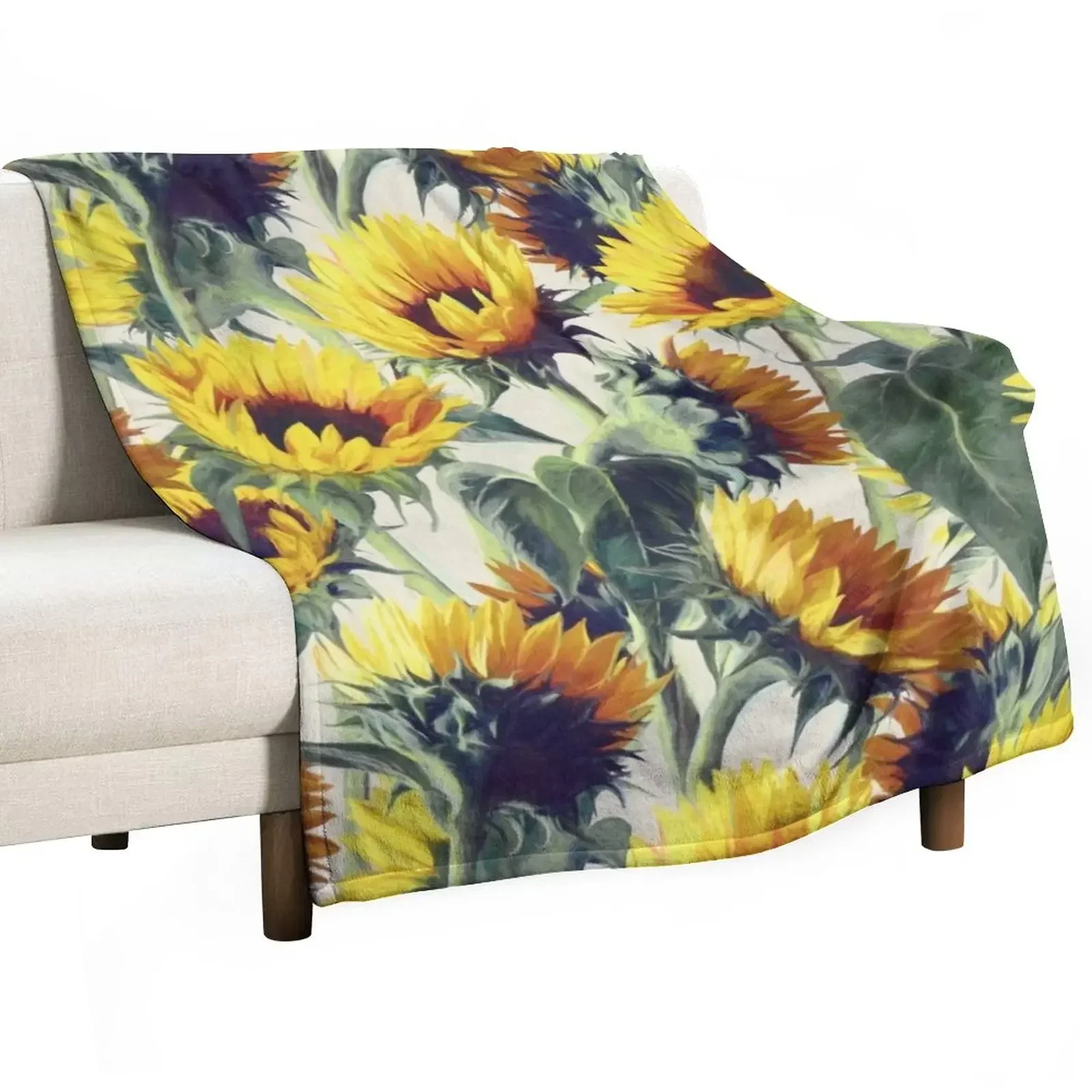 

Sunflowers Forever Throw Blanket funny gift Soft Beds Decorative Sofa christmas gifts Blankets