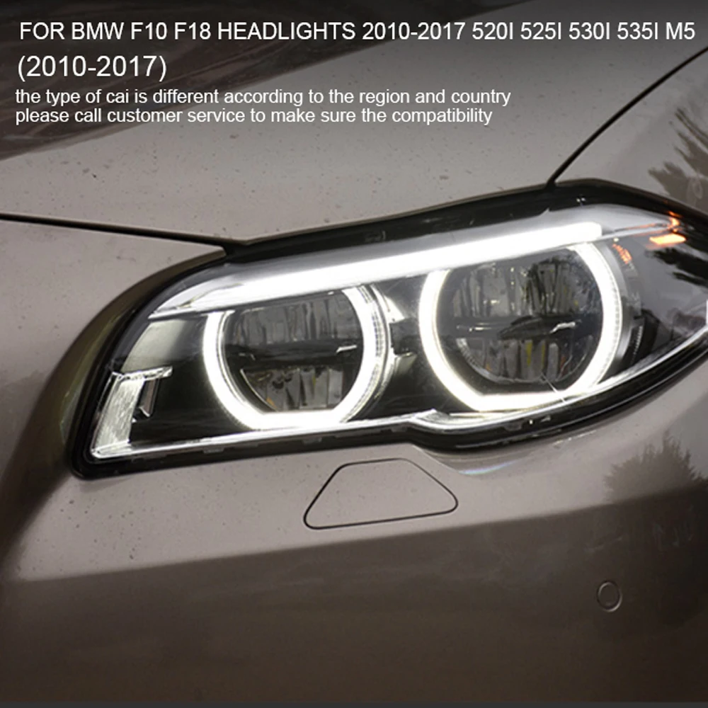 FullLEDHeadlightforBMWF10Headlights5SeriesF1820102017