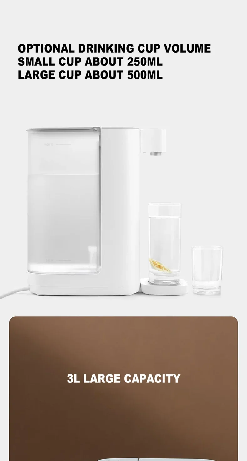 Description Picture 5 of itemWater Dispenser Portable Heater Instant Water Dispenser 3L Electric Boiling Kettle Home Smart Appliances Desktop