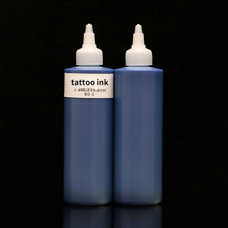 

Professional Black Tattoo Ink 240ml For Body Painting Art Natural Plant Micropigmentation Pigment Permanent Tattoo Ink BLK