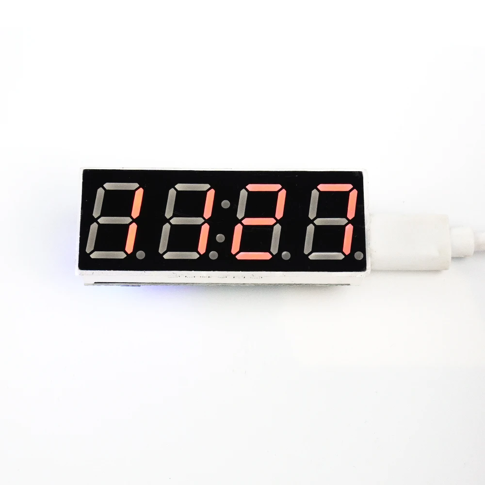 WiFi LED Luminous Digital Display Smart Clock with Automatic Time Synchronization