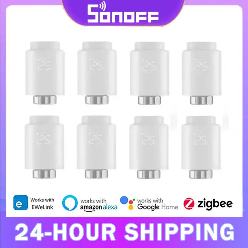 SONOFF TRV Zigbee 온도 조절 라디에이터 밸브, TRVZB 스마트 온도 제어, 알렉사 구글 스마트싱스 ZHA MQTT 작동