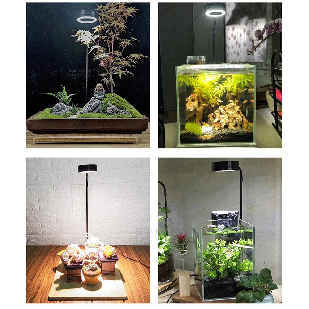 Adjustable 10W LED Grow Light for Indoor Plants Aquarium